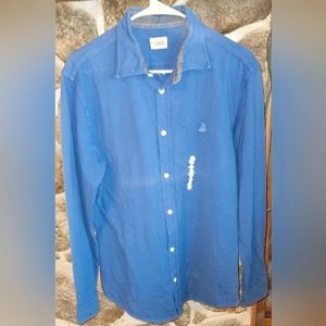 Alviero Martini 1st Classe mens large blue shirt